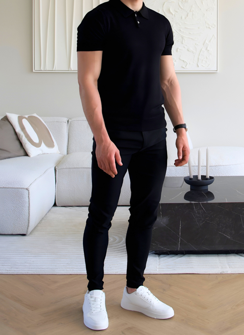 Lightweight chinos - black - Ardent & Ash