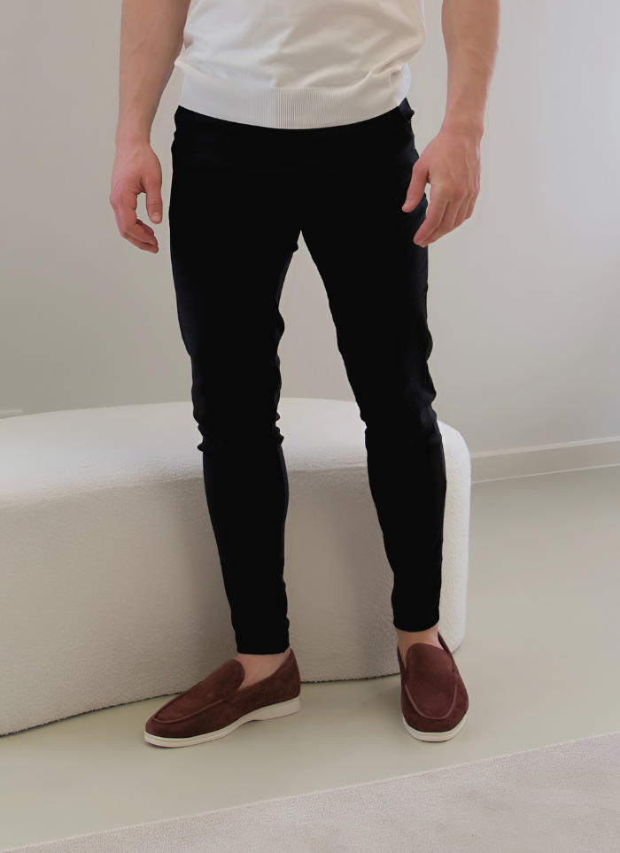 Lightweight chinos - black - Ardent & Ash