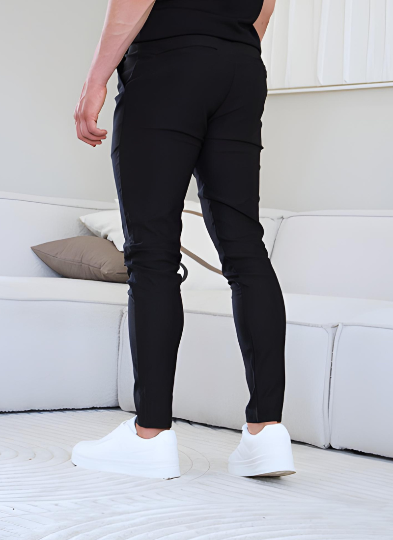 Lightweight chinos - black