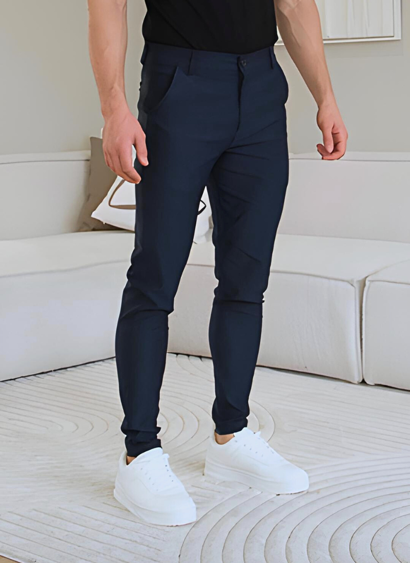 Lightweight chinos - navy