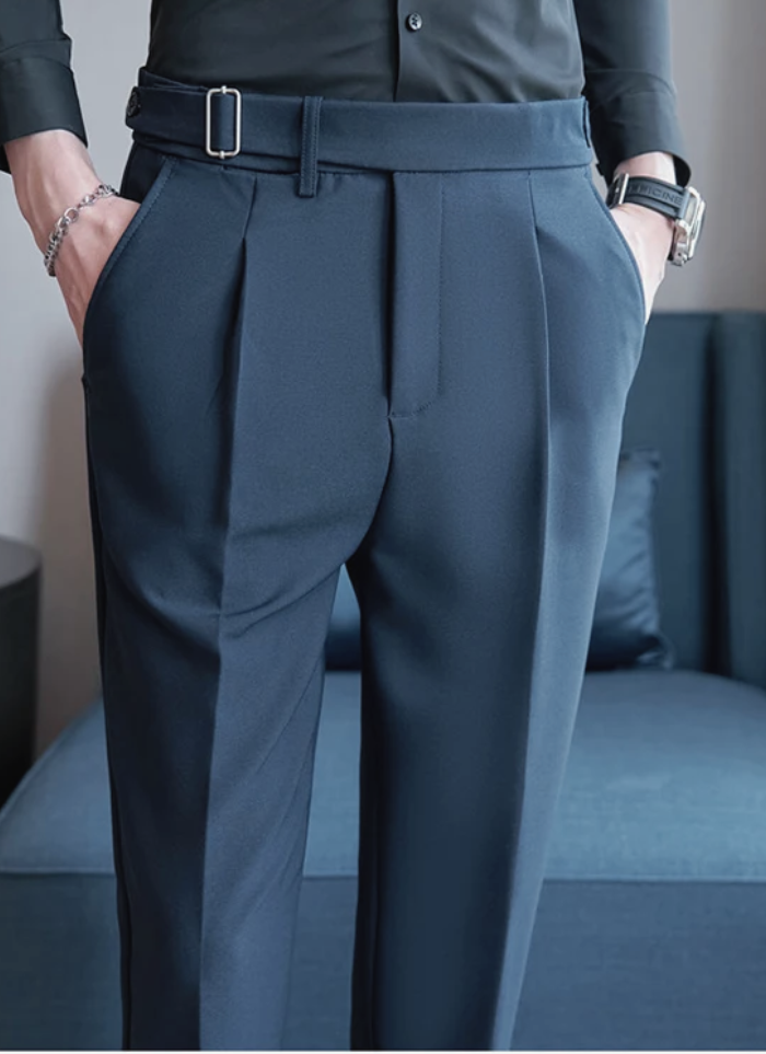 Tailored Naples Trousers - navy - Ardent & Ash