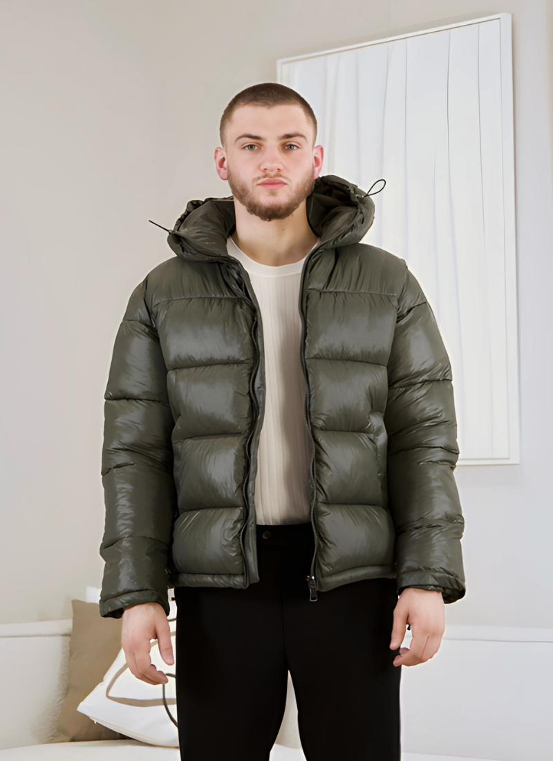 100% down puffer jacket