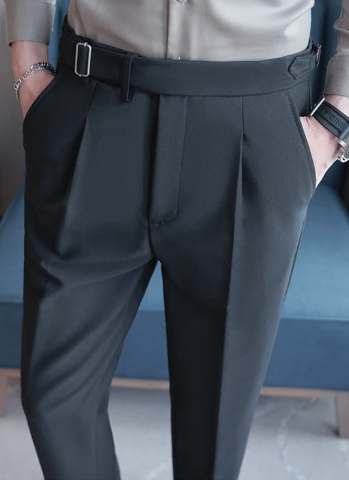 Tailored Naples Trousers - black - Ardent & Ash