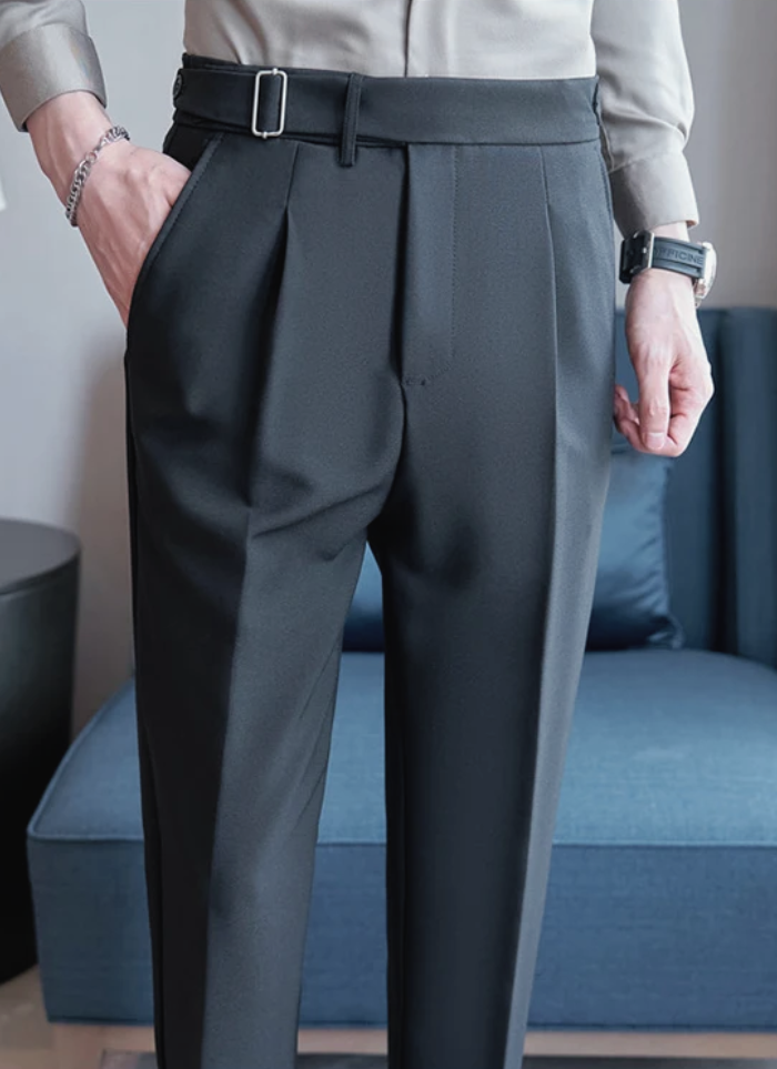 Tailored Naples Trousers - black - Ardent & Ash