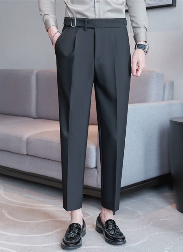 Tailored Naples Trousers - black - Ardent & Ash