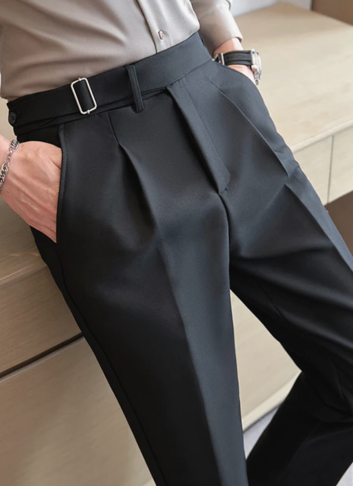 Tailored Naples Trousers - black - Ardent & Ash