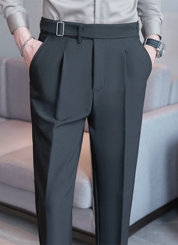 Tailored Naples Trousers - black - Ardent & Ash