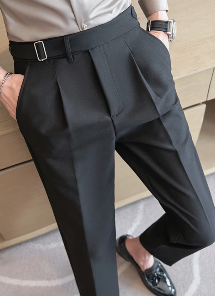 Tailored Naples Trousers - black - Ardent & Ash