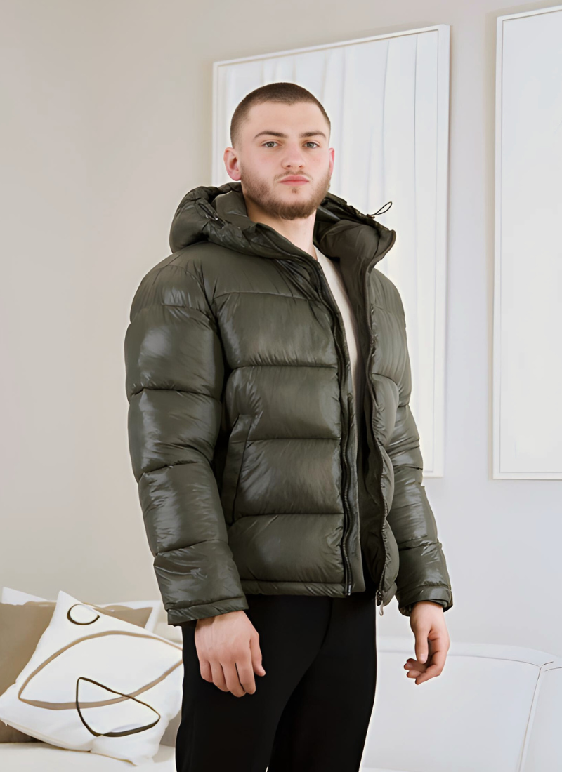 100% down puffer jacket