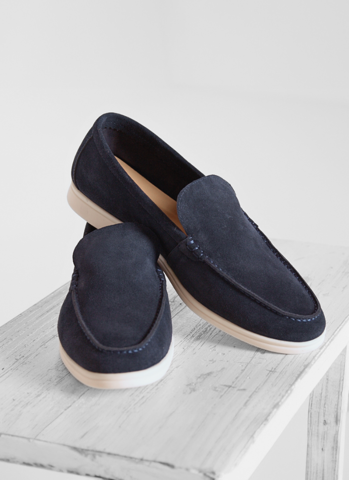 Suède Yacht Loafers - navy - Ardent & Ash