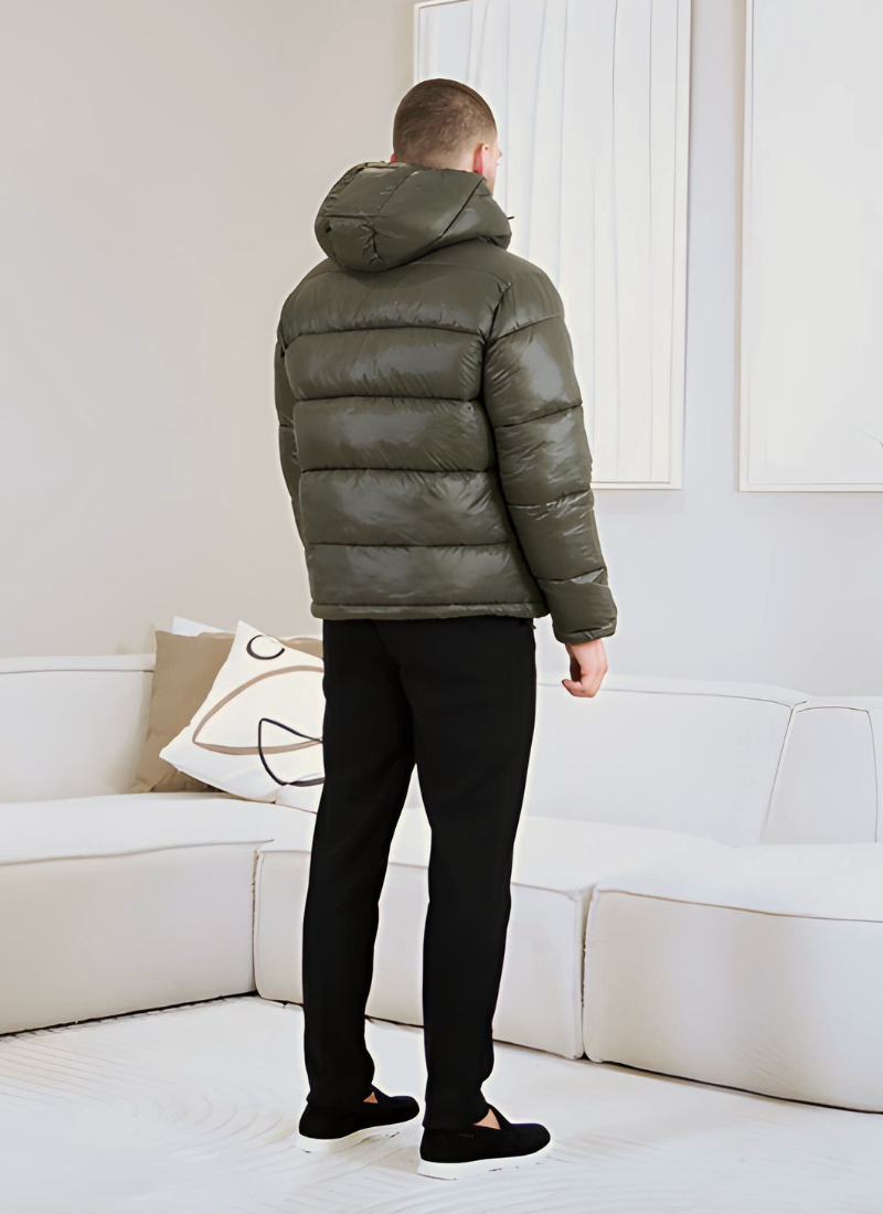 100% down puffer jacket