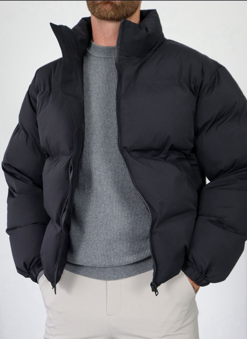 Quilted puffer jacket