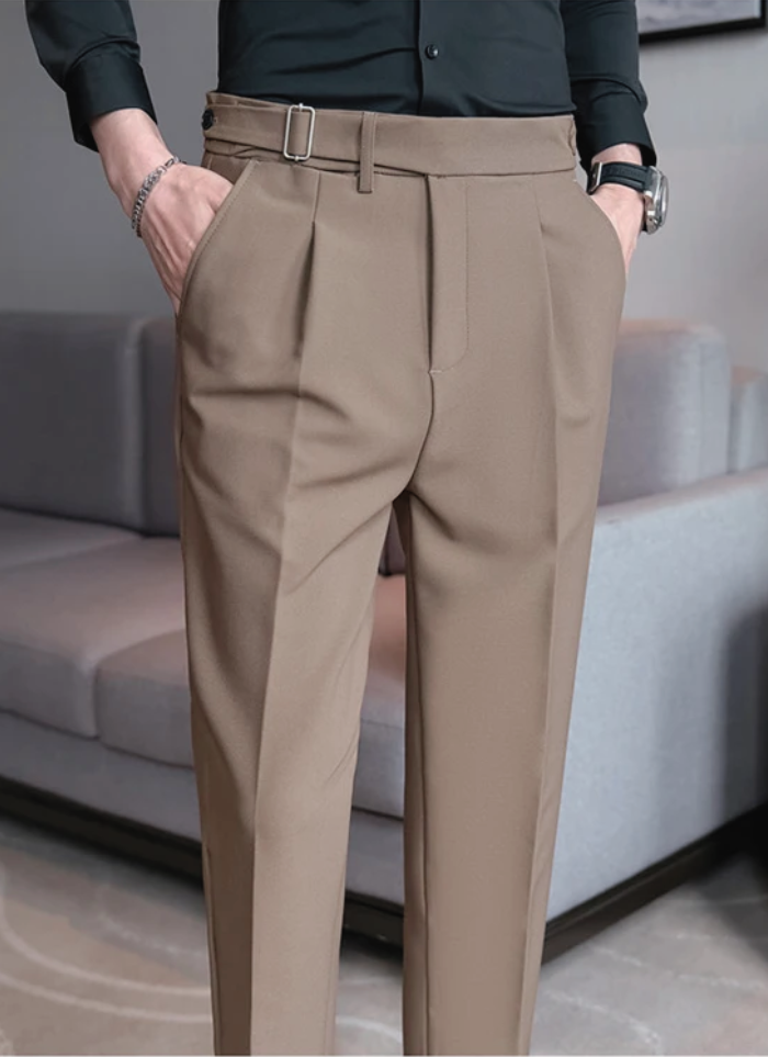 Tailored Naples Trousers - brown - Ardent & Ash