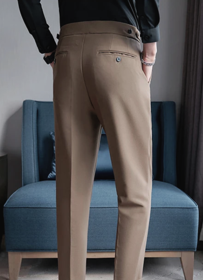 Tailored Naples Trousers - brown - Ardent & Ash