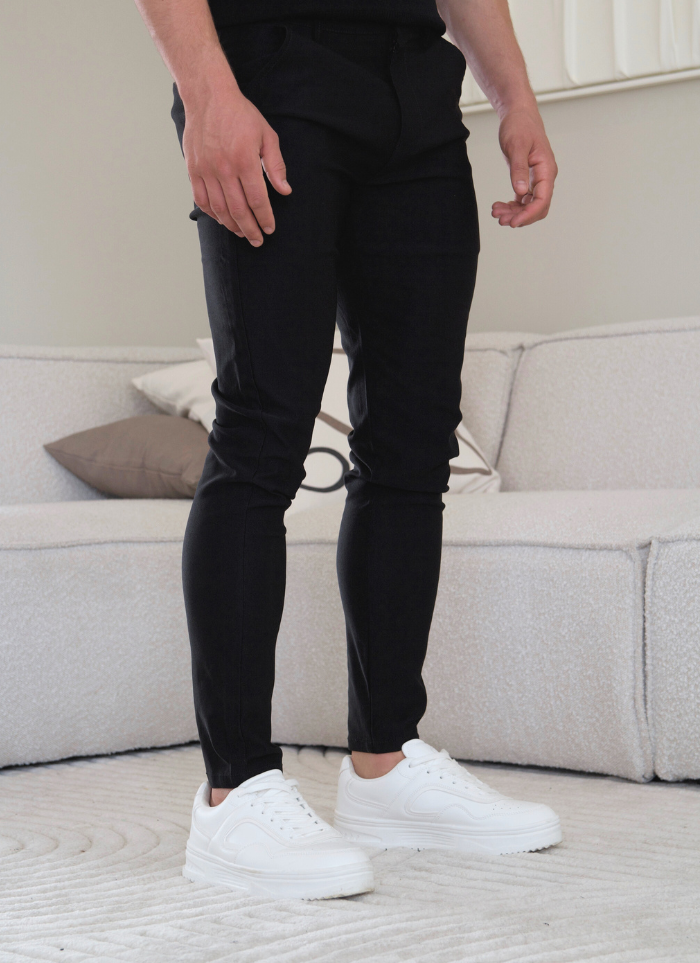 Lightweight chinos - black - Ardent & Ash