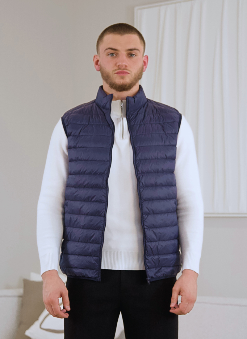 Lightweight Down Vest - Navy